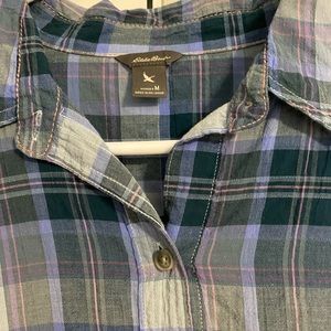 Eddie Bauer Plaid Button Down Shirt